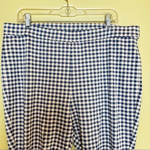 Nordstrom Plaid Ponte Crop Leggings XL - Picture 5 of 8